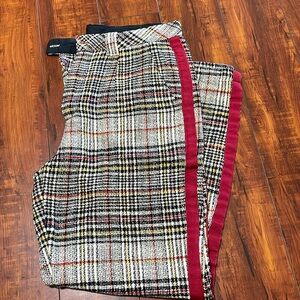 Like new Free People plaid pants!